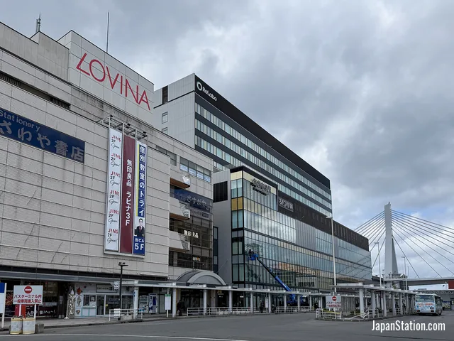 Aomori Station exterior.