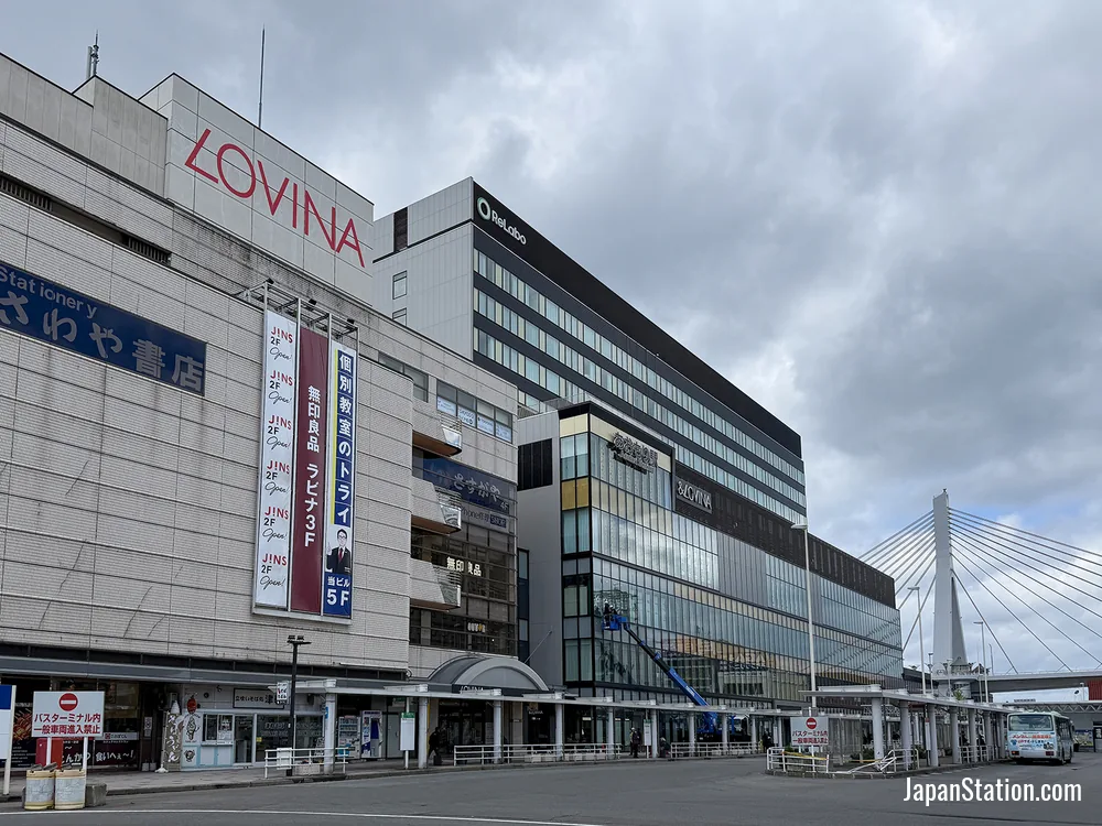 Aomori Station exterior.